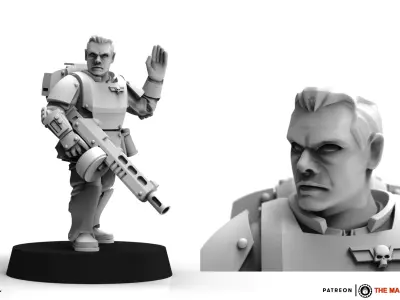 Universal Guard - Shock Sergeant Builder 3D print model