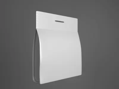 Snack and Biscuit Package Low-poly 3D model