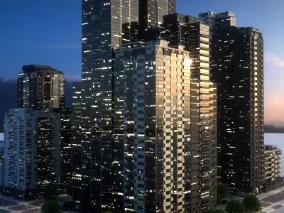 City Block Type B29 3D model