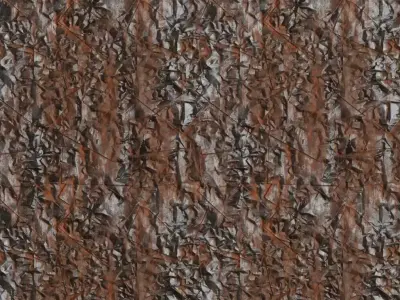 Corroded Triangular Hammered Rusty Metal Plates PBR Seamless Texture