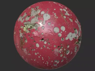 Damaged Paint Concrete Wall Seamless 4k Pbr Texture Texture