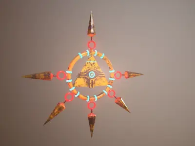 gama Props gameking Wisdom Millennium Wheel Low-poly 3D model