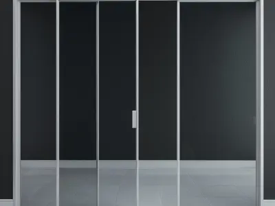 Rimadesio Velaria Sliding Doors 3D model