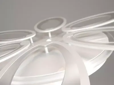 LED lamp  3D model buy