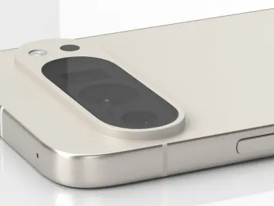 Google Pixel 9 Pro Porcelain 3D model