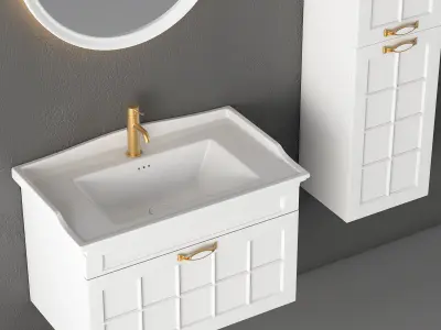 Modern Bathroom Cabinet  No  078 3D model