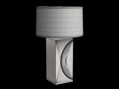 Half Moon Table Lamp 3D model