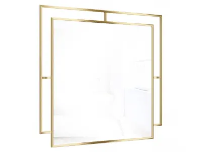 Mirror in a metal frame GZ-M1033 3D model