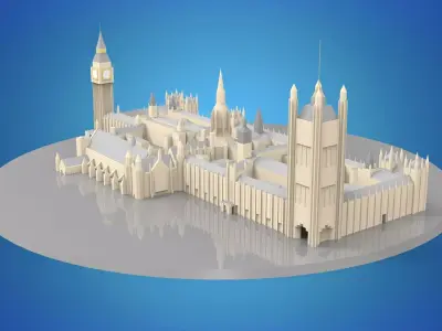 Westminster Hall 3D model