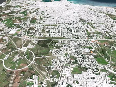 Cityscape  Bari Italy 3D model