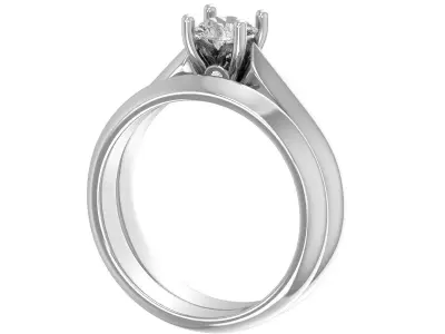 Women Ring  Render 3dm STL OBJ FBX Details 3D print model 100