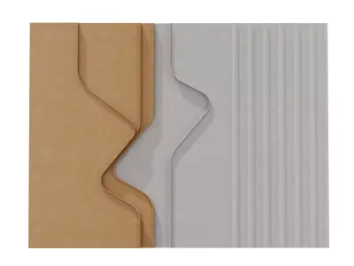 Wall Panel Low-poly 3D model