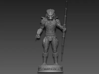 Predator 2 3D print model