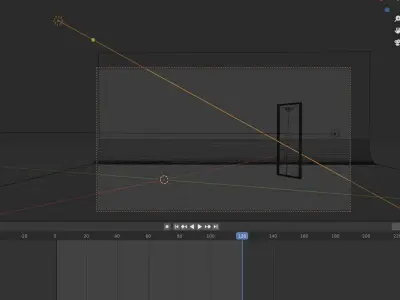 Phone metal door Free low-poly 3D model