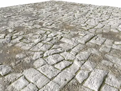 Old Floor Seamless 3 PBR Texture