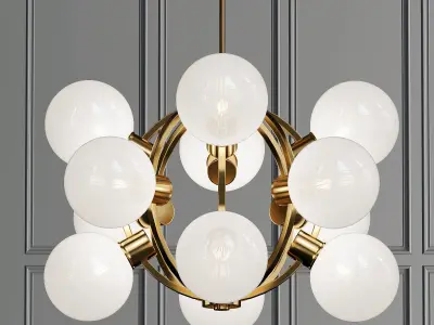 Atomi Sputnik Chandelier 3D Model Pack