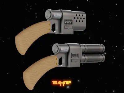 Maelstrom-7 tandem Blaster 3D print model