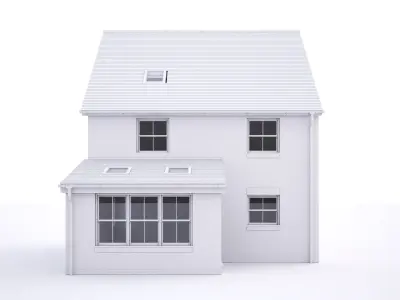 British House Theale E 3D model