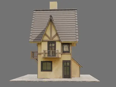 Wood Game Hause 3 3D model