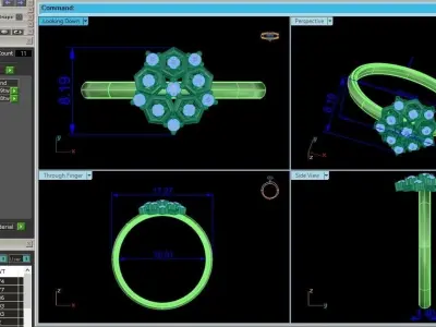 Women ring 3D print model