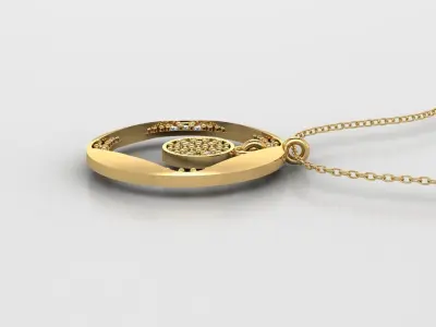 Pendant P105 3D Print Model 3D print model