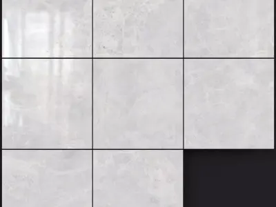 Yurtbay Seramik Alpha Bianco 600x600 Set 1 3D model