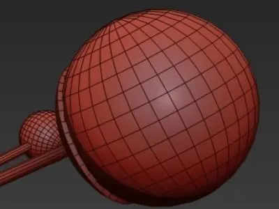 Sputnik Chandeliers 3D model