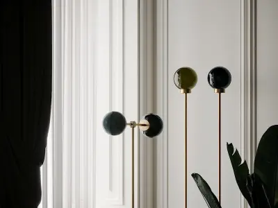 Douglas and Bec PARE Floor Lamps 3D model