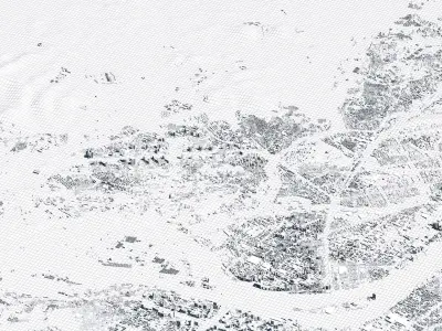 Pyongyang North Korea City Landscape 3D Model 3D model