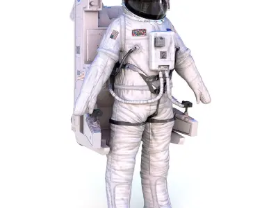 space suit 3D model