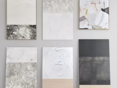 Interior Paints set1 3D model