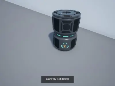 Small Scifi Crate Collection 3D Model Pack