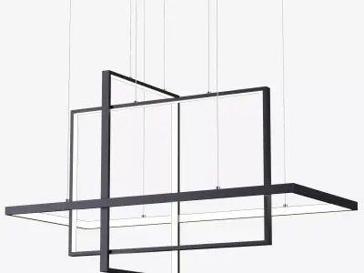 Pendant lamp Low-poly 3D model