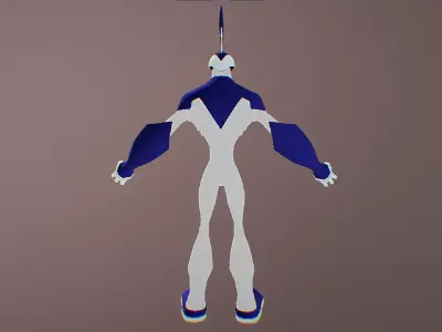 Evil Way Big - DNA sample of Tokustar - Ben 10 Ultimate Alien Low-poly 3D model