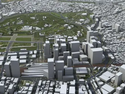 Tokyo City Japan 3D model