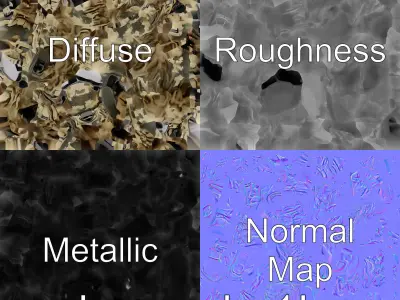 Invisibility Suit with Active Camouflage Films Low-poly 3D model