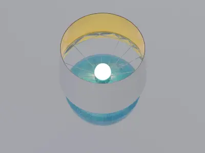 Bedside Lamp Low-poly 3D model purchase