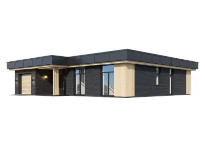 Modern V158 with BLENDER file 3D model