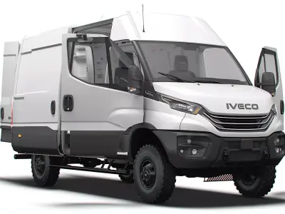 Iveco Daily Van L3H2 4x4 HQ Interior 2026 3D model