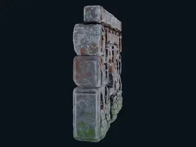 Eflatunpinar Low-poly 3D model