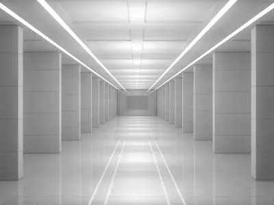 Sci Fi Corridor 3D model
