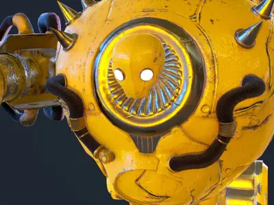 Blitzcranck robot Low-poly 3D model