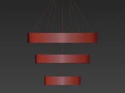 CIRCULO 3 LED 3D model