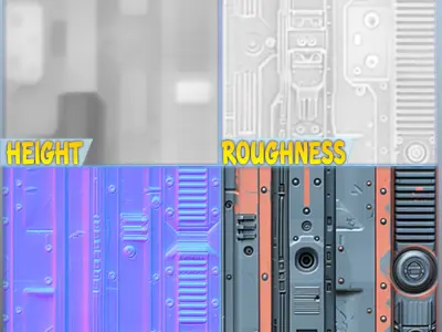 Sci-FI Seamless Texture Texture purchase