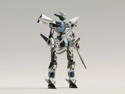 Mecha Riven 3D model