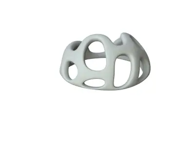 SciFi Cube Object No 46396 Low Poly Shape Low-poly 3D model