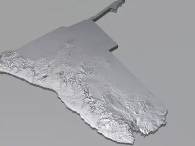 Namibia Terrain Country 3D model