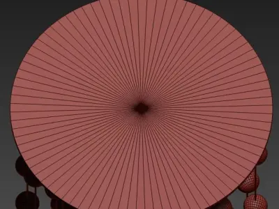 Floating Bubbles chandelier Studio Bel Vetro 3D model