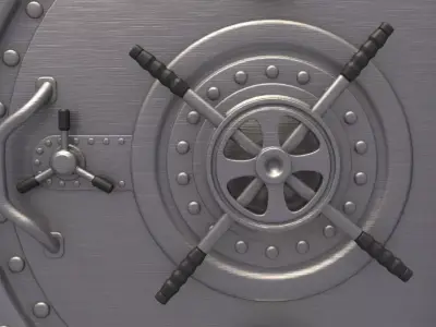 Realistic Vault 3D model