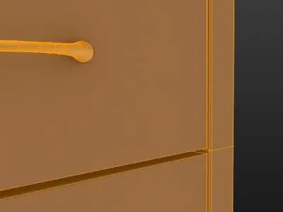 Cabinet  Light Wood  3D model